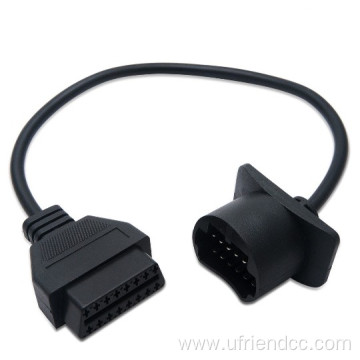 17Pin to 16Pin OBD2 Diagnostic Cable Adapter Connector